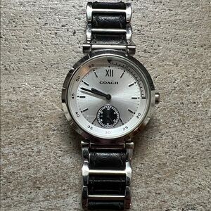 Coach White and Silver Women’s Watch